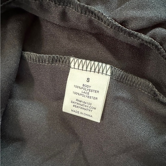 Say What? Black Spaghetti Strap Maxi Dress Size Small - Picture 16 of 16